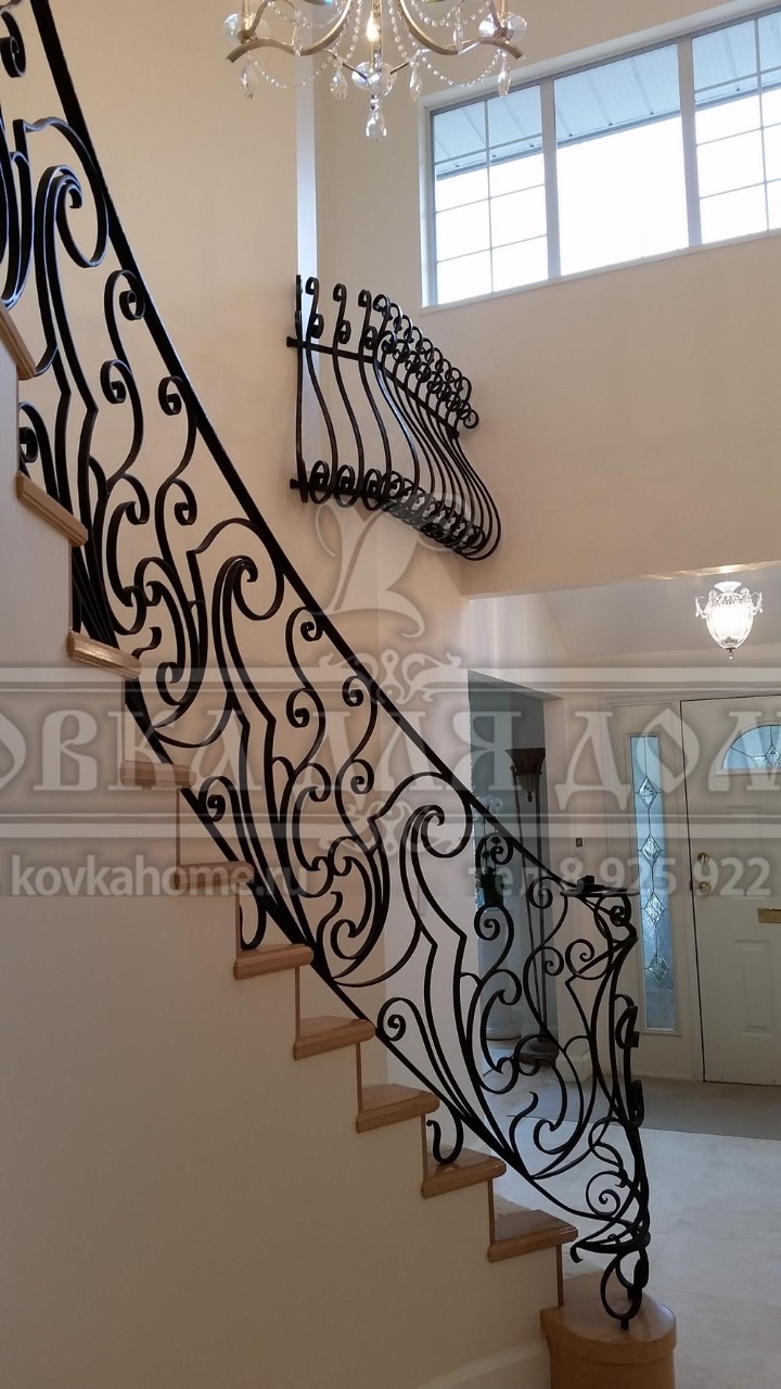 Фото перила кованые №119
